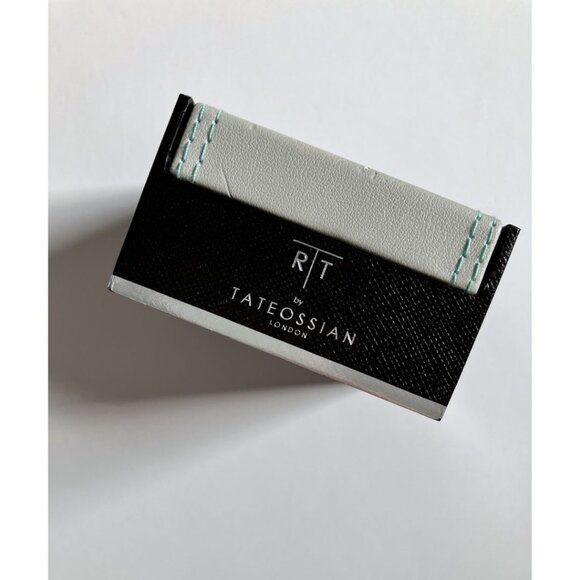 Tateossian London Men's Dice Cufflinks Gunmetal - Picture 2 of 6